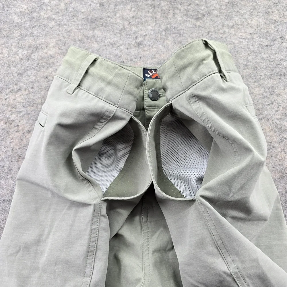 Faherty All Day Shorts Mens 38 Sage Green 7 Inseam Hybrid Stretch Quick Dry Swim
